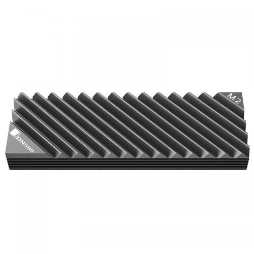 Радиатор для SSD Jonsbo 2280 M.2-3 Grey. Фото 7 в описании