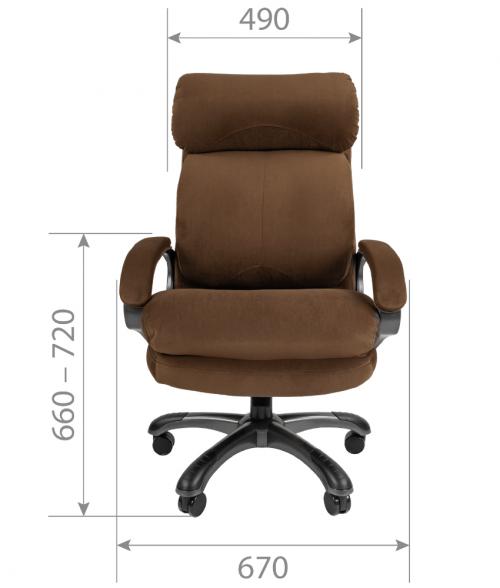 Компьютерное кресло Chairman Home 505 Т-14 Brown-Black 00-07127987. Фото 1 в описании