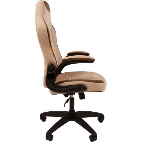 Компьютерное кресло Chairman Game 50 Т6/Т14 Beige-Brown 00-07115873. Фото 2 в описании