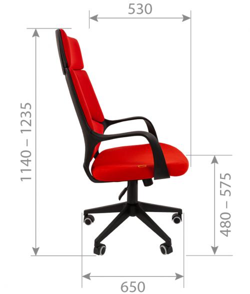 Компьютерное кресло Chairman 525 26-22 Red 00-07103576. Фото 2 в описании