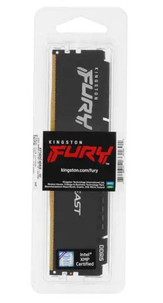 Модуль памяти Kingston Fury Beast Black DDR5 DIMM 6000MHz PC-48000 CL40 - 32Gb KF560C40BB-32. Фото 3 в описании