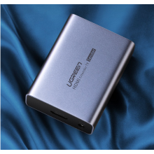 Сплиттер Ugreen CM455 HDMI Extender by RJ45 Cable Transmitter + Receiver Grey 20519. Фото 1 в описании