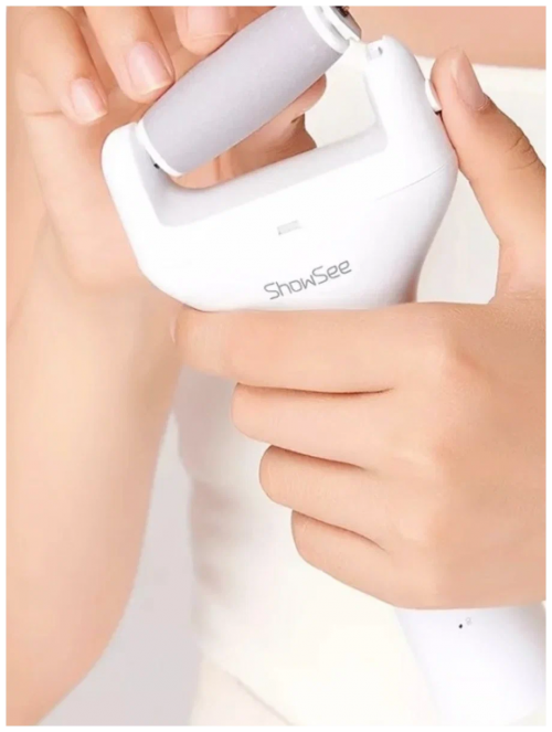 Электрическая пилка Xiaomi ShowSee Electric Pedicure B1-W White. Фото 8 в описании