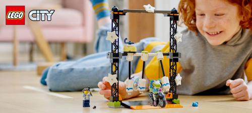 Конструктор Lego City Stuntz Испытание нокдаун 117 дет. 60341. Фото 1 в описании