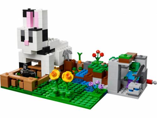 Конструктор Lego Minecraft Кроличье ранчо. 340 дет. 21181. Фото 5 в описании