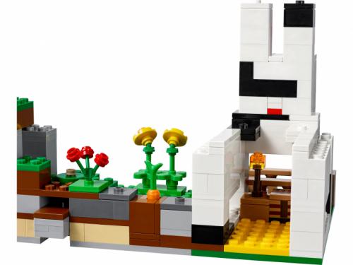 Конструктор Lego Minecraft Кроличье ранчо. 340 дет. 21181. Фото 6 в описании