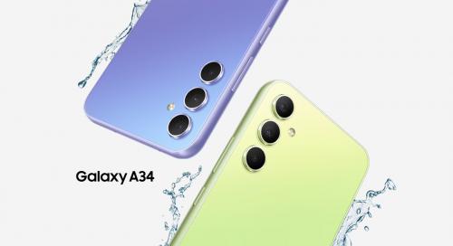 Сотовый телефон Samsung SM-A346 Galaxy A34 6/128Gb Green. Фото 1 в описании