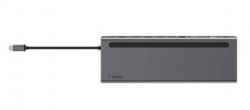 Хаб USB Belkin Multiport Adapter 11-in-1 3xUSB-A/HDMI/USB-C/PD/VGA/DisplayPort/SD/3.5mm Audio INC004btSGY. Фото 2 в описании