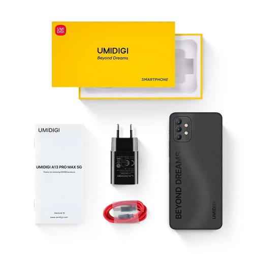 Сотовый телефон Umidigi A13 Pro Max 5G 12/256Gb Black. Фото 19 в описании