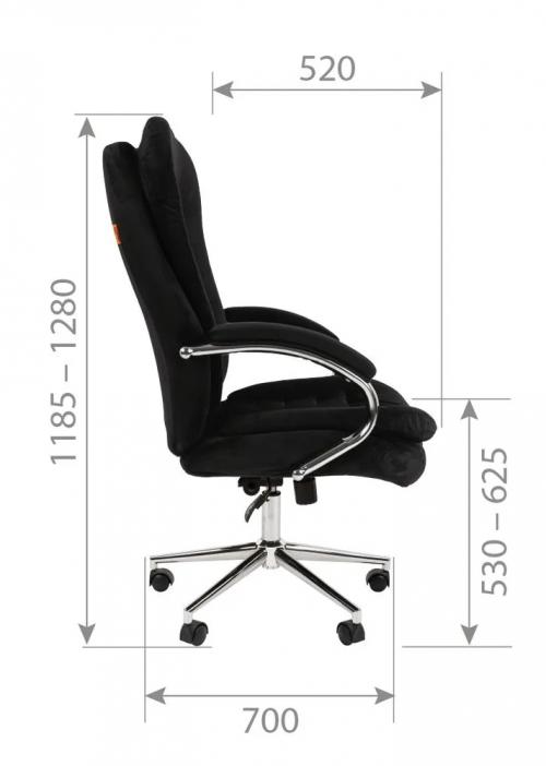 Компьютерное кресло Chairman Home 795 Т-55 Grey 00-07116608. Фото 4 в описании