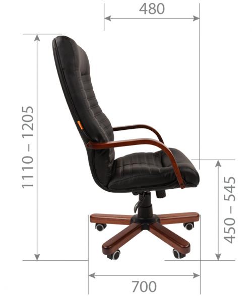 Компьютерное кресло Chairman 480WD Black 00-07117598. Фото 2 в описании