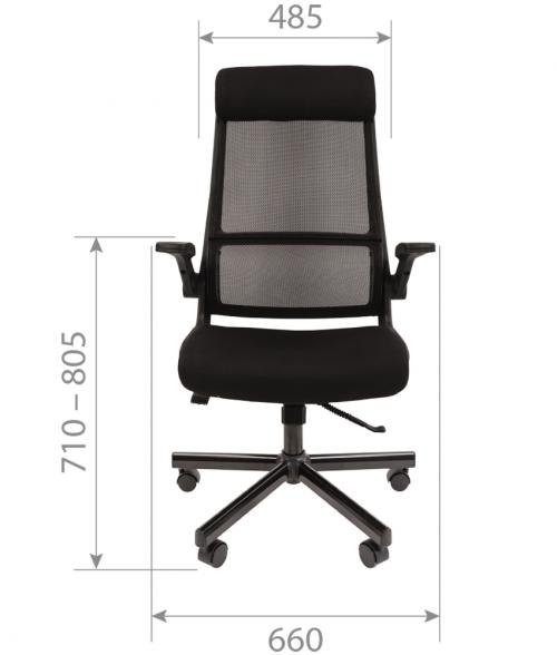 Компьютерное кресло Chairman 575 МЕТ TW Black 00-07124171. Фото 1 в описании
