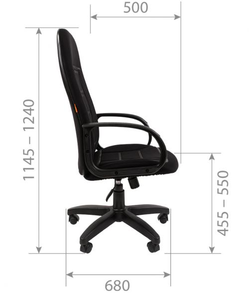 Компьютерное кресло Chairman 727 OS-01 Black 00-07122795. Фото 2 в описании
