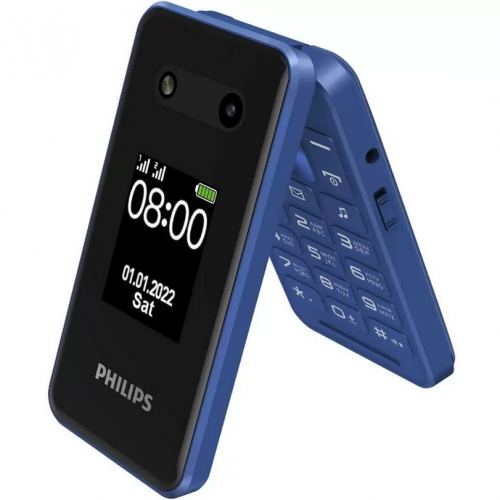 Сотовый телефон Philips Xenium E2602 Blue. Фото 2 в описании