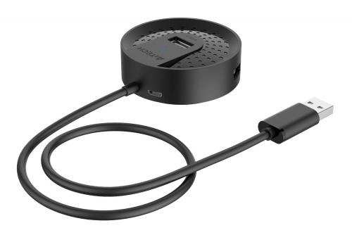Хаб USB A4Tech USB 2.0 4 ports Black HUB-20. Фото 7 в описании